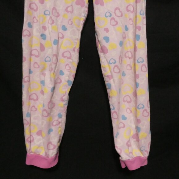 GEORGE | size 6 | Pink Pajama Pants | Hearts All Over Print | Stretchy Waist - Picture 7 of 16